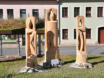 Denkmal auf dem Marktplatz - anläßlich 20 Jahre "Deutsche Einheit)